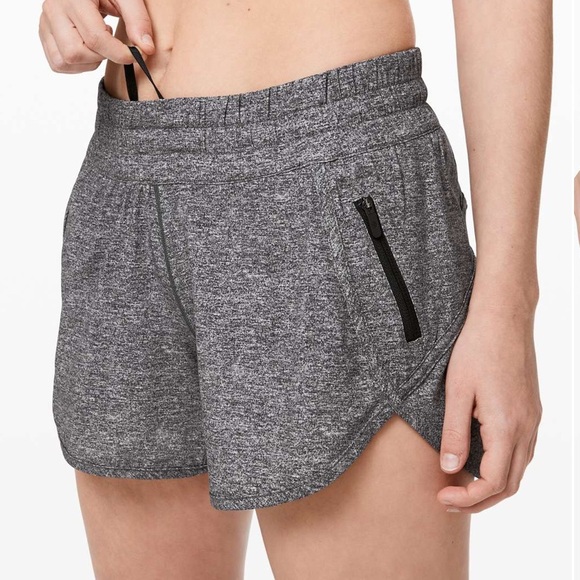 lululemon athletica Pants - Lululemon Athletica Gray Athletic Shorts with Elastic Waistband